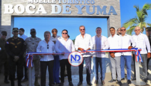 Presidente Luis Abinader inaugura muelle turístico y de pescadores Boca de Yuma