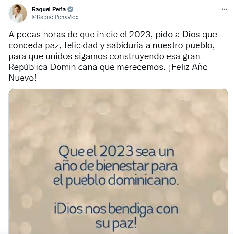 RAQUEL PENA 47 Vicepresidenta llama a encarar los retos con una actitud positiva
