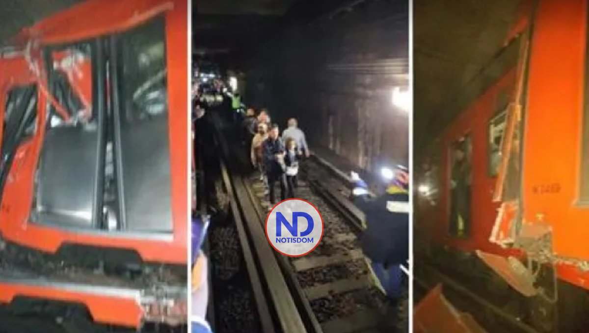 Aumentan a 57 heridos en choque de trenes en el Metro de México