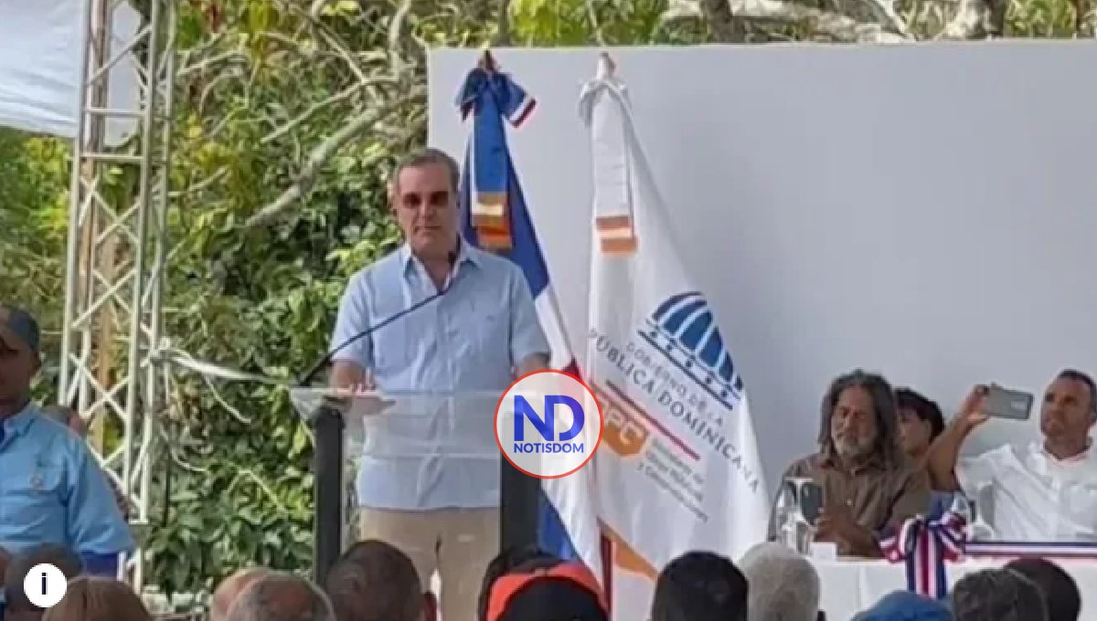 Presidente Luis Abinader inaugura obras en Santiago