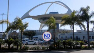 Cinco heridos en colisión autobús y avión aeropuerto de Los Ángeles