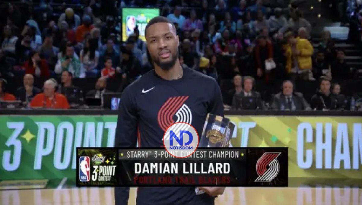 Damian Lillard gana competencia de triples en Juego de Estrellas