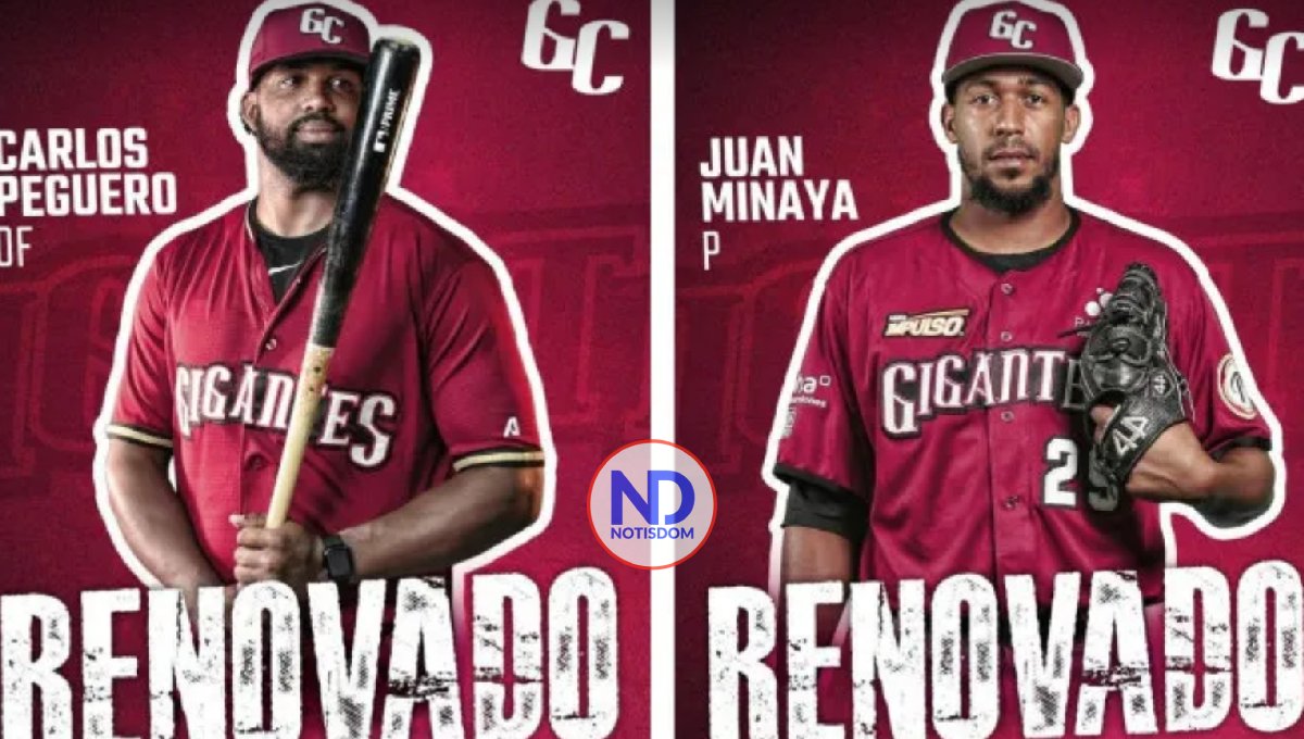Gigantes del Cibao renueva contrato a seis jugadores