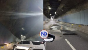 Cierran tránsito túnel de Ortega y Gasset tras caer partículas del techo