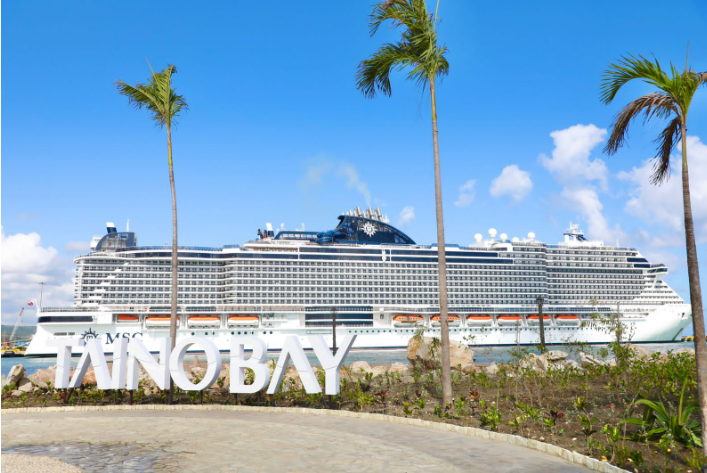 TAINO BAY 1 Presidente Abinader inaugura segunda etapa puerto de cruceros Taíno Bay en Puerto Plata