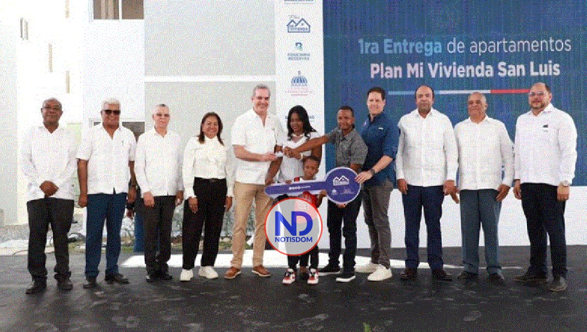 Abinader entrega primera etapa proyecto Mi Vivienda Feliz San Luis