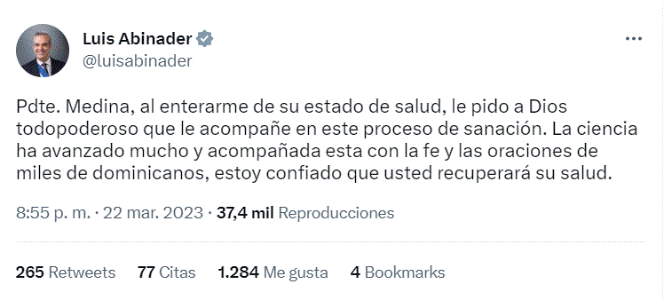 ABINADER 473 Luis Abinader y Leonel Fernández se solidarizan con Danilo Medina