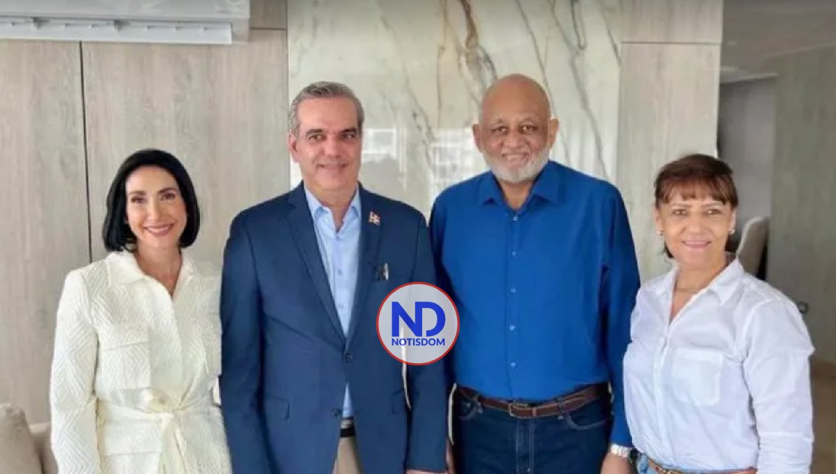 La visita de Abinader al exministro de Educación, Roberto Fulcar