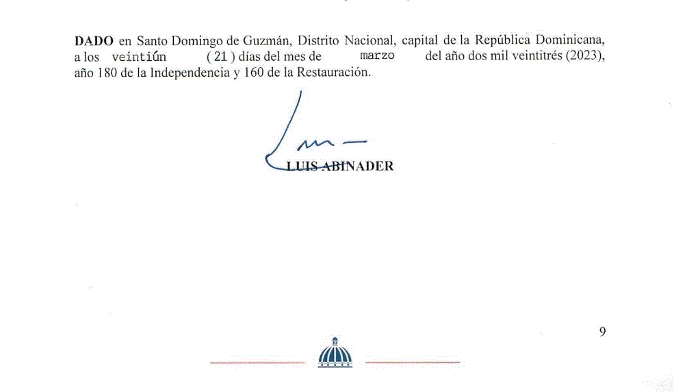 CARTA 19 Abinader pone en retiro a 978 miembros de la Policía mediante decretos