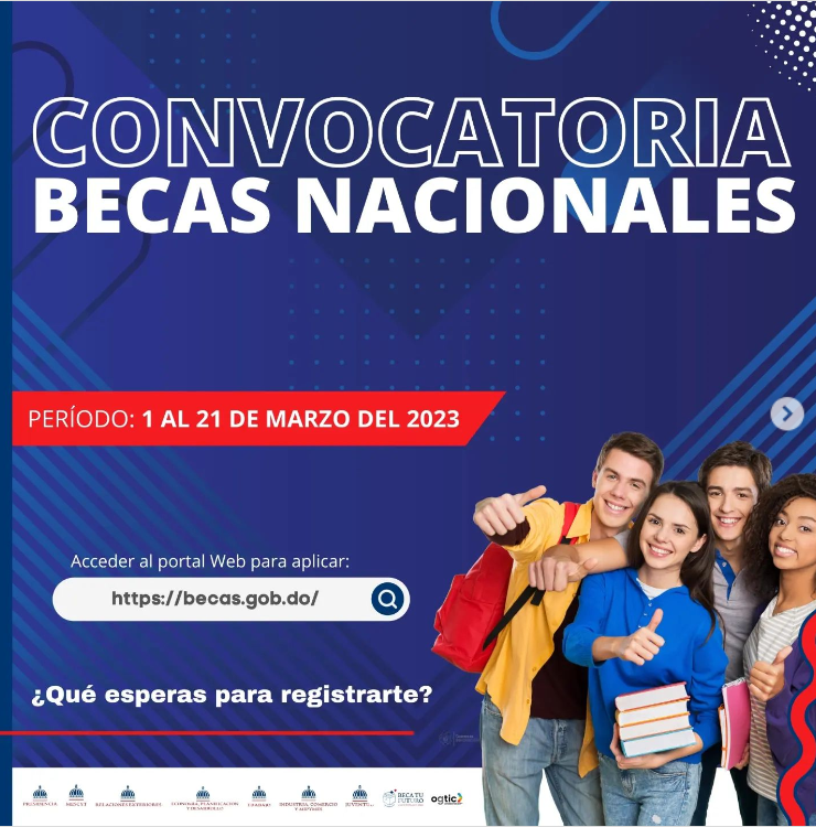 CONVOCATORIA 2 Mescyt abre convocatoria para otorgar 10 mil becas nacionales