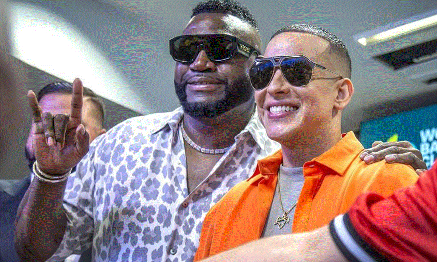 DAVID ORTIZ Y DADDY JANKEE Daddy Yankee, embajador del Clásico Mundial de Béisbol