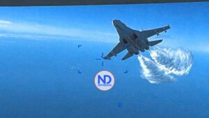 EU publica imágenes del derribo de su dron en el Mar Negro