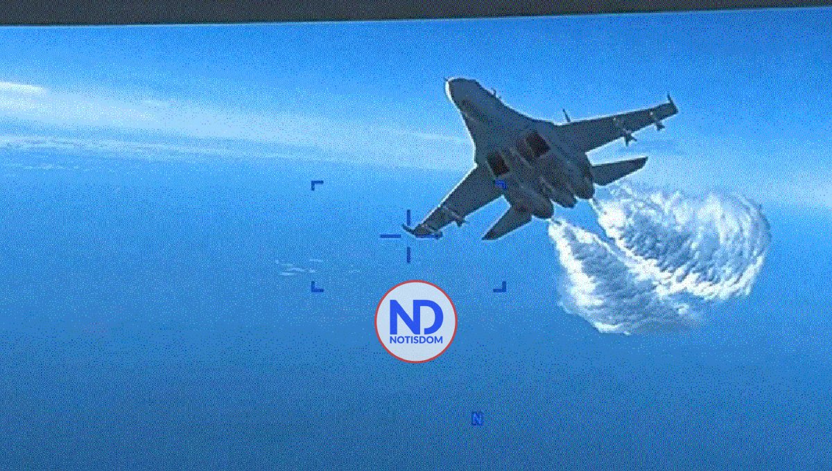 EU publica imágenes del derribo de su dron en el Mar Negro