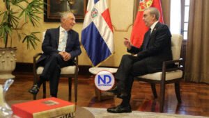 Abinader recibe a su homólogo de Portugal, Marcelo R. De Sousa