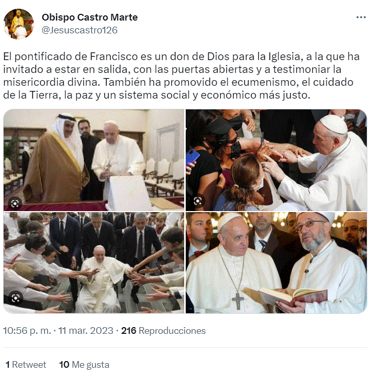 PAPA FRANCISCO 52 Papa Francisco celebra 10 años de Pontificado este lunes