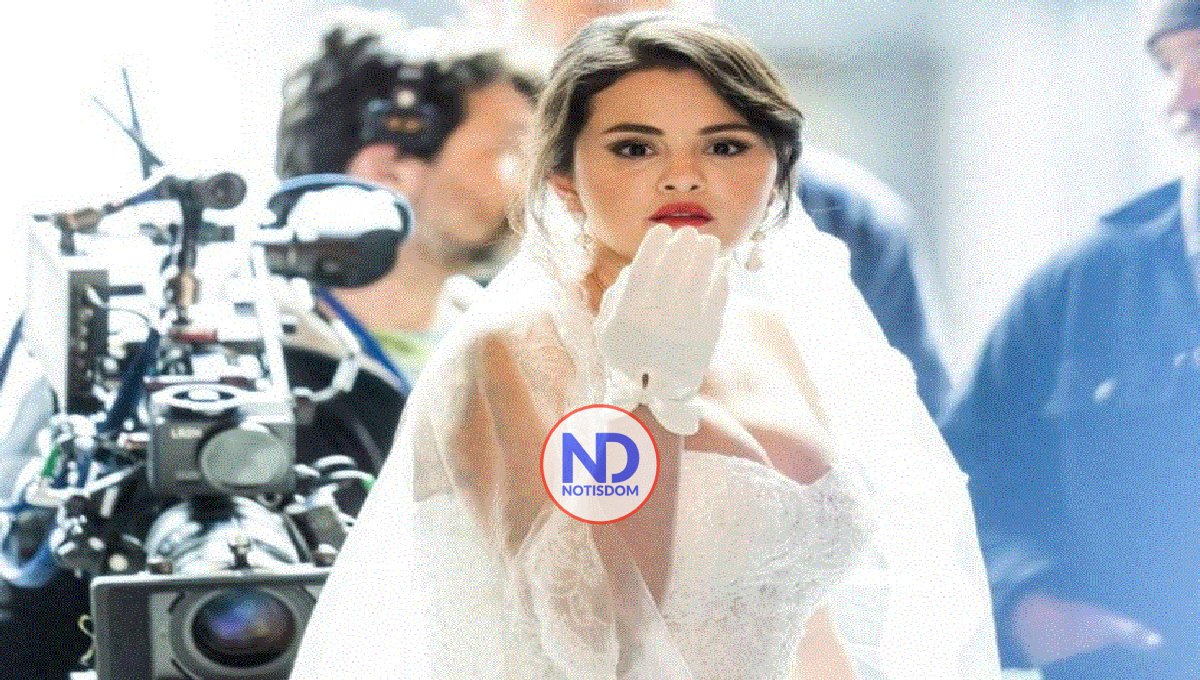 Selena Gómez arranca suspiros vestida de novia en Nueva York