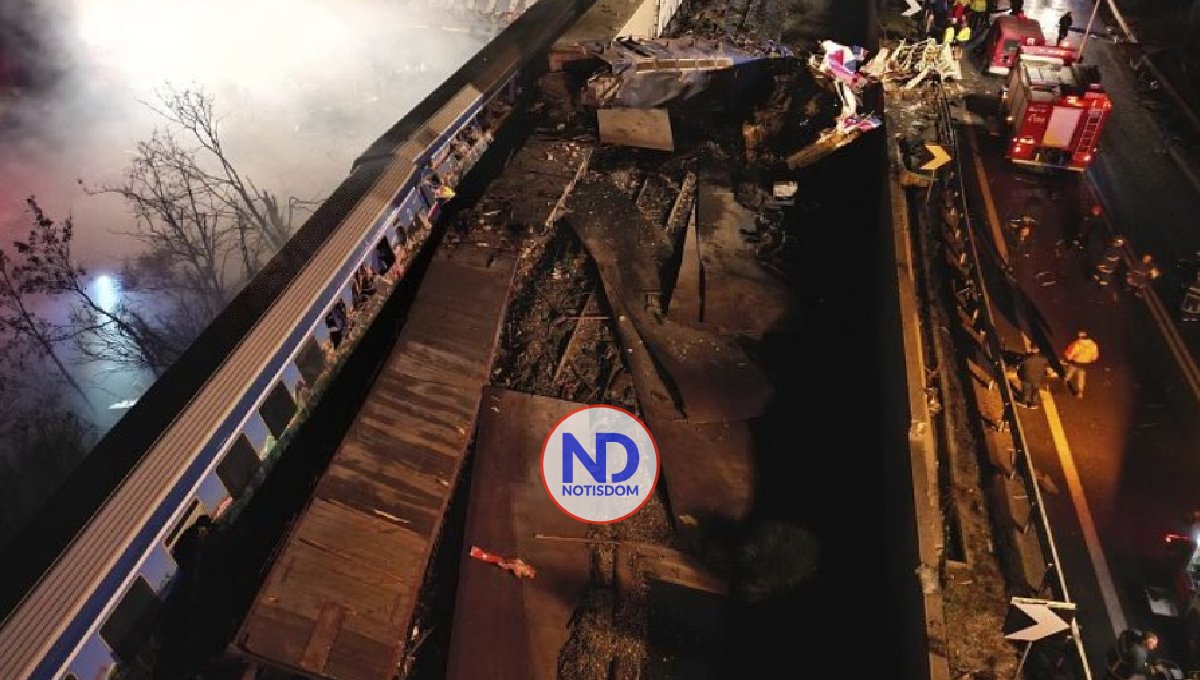 36 muertos confirmados y 66 heridos en choque de trenes en Grecia