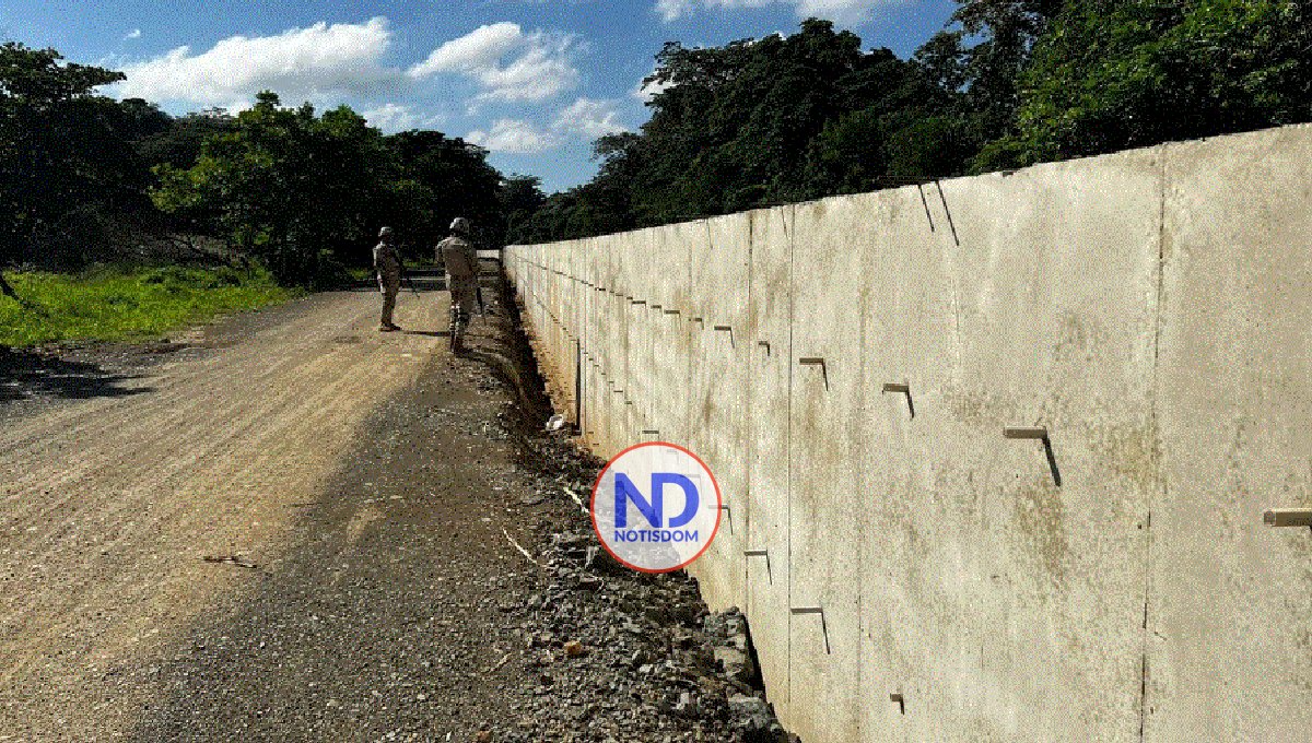 Dicen la construcción de la verja entre RD y Haití registra retraso 2 Dicen la construcción de la verja entre RD y Haití registra retraso