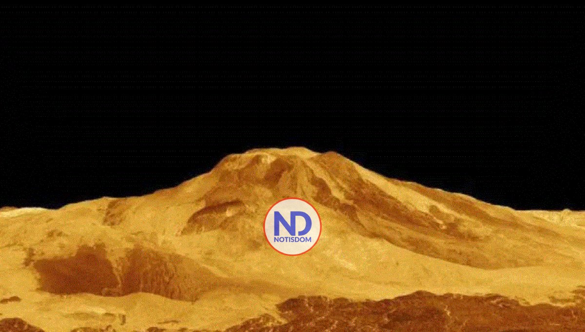 Descubren un volcán activo en Venus