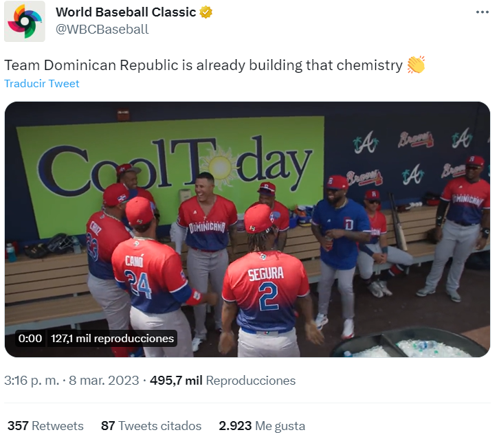 WOLD BASEBALL RD aplasta a Bravos en partido previo al Clásico Mundial