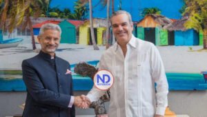 Presidente dominicano se reúne con canciller de la India en inicio de visita
