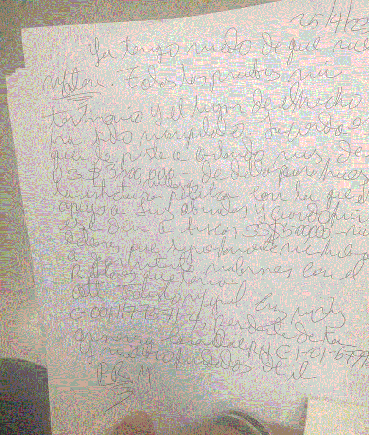 CARTA MIGUEL CRUZ A ORLANDO JORGE Miguel Cruz afirma entregó a Jorge Mera 3 millones de dólares para proyecto político de Luis Abinader