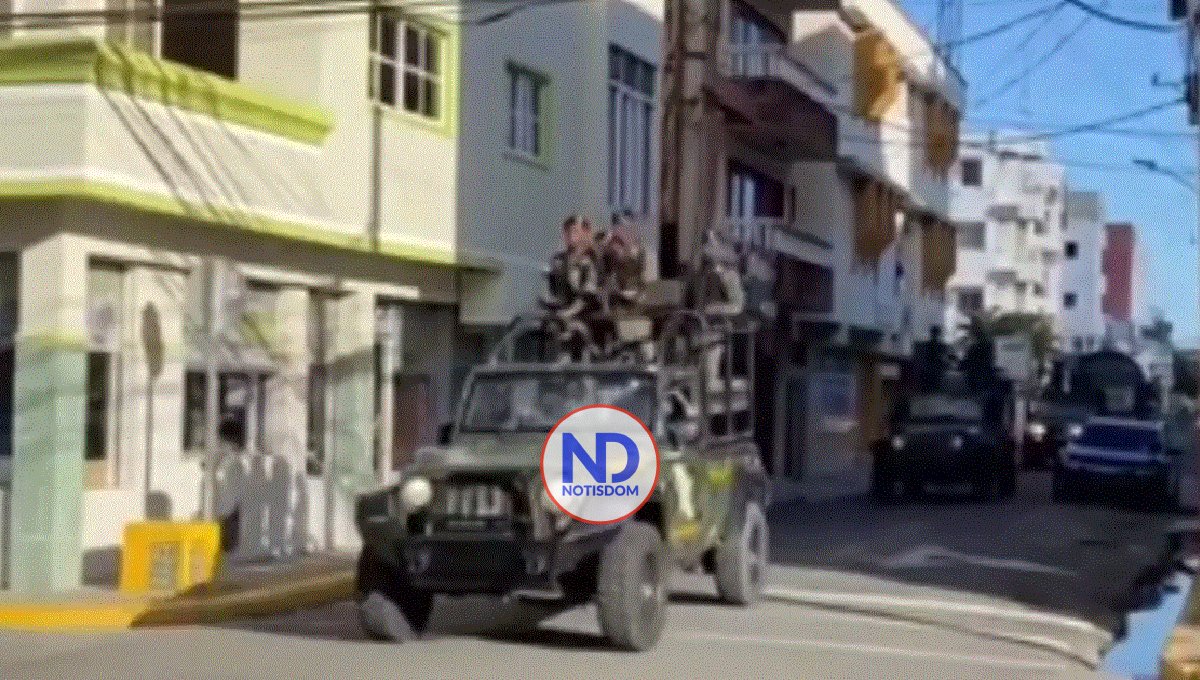 Militarizan zonas del Cibao tras llamado de huelga para este lunes