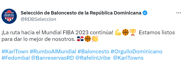 KAL 6 Karl Towns confirma jugará con dominicana en Mundial de Basket