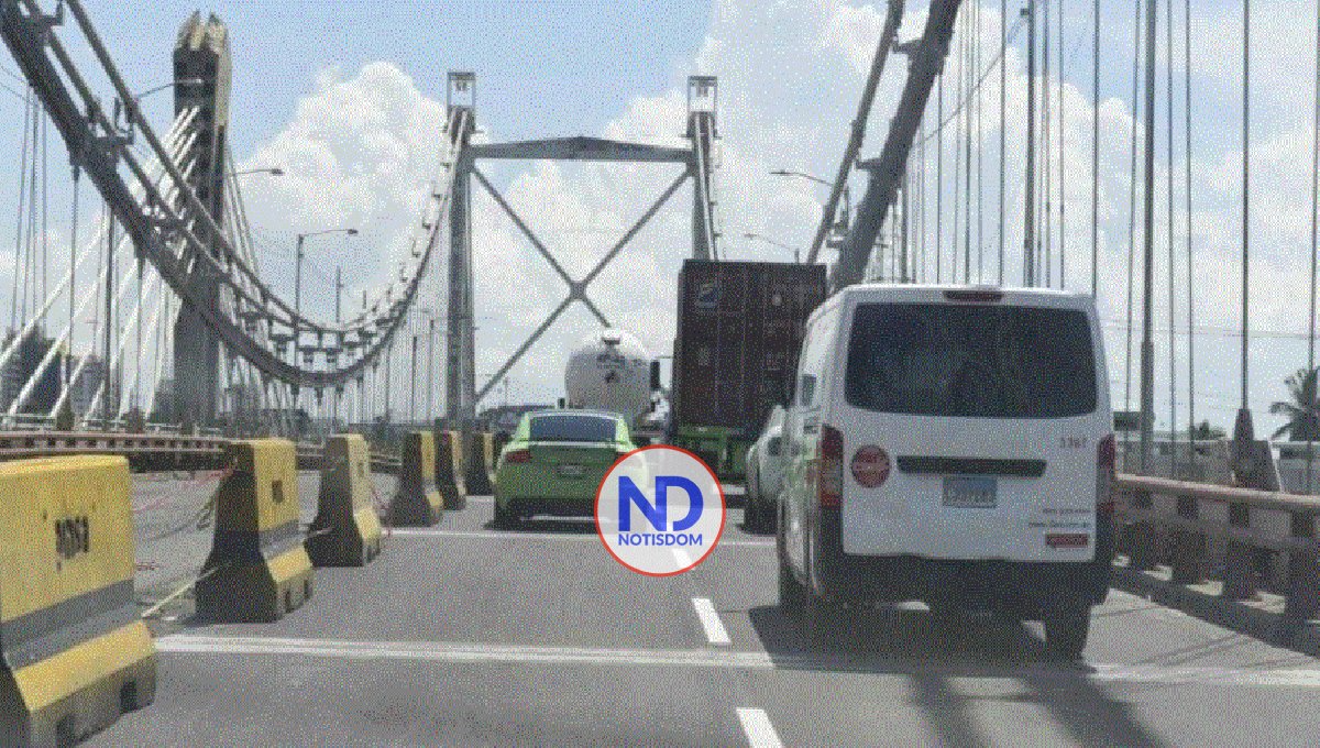 Puente Juan Pablo Duarte queda habilitado para tránsito vehículos