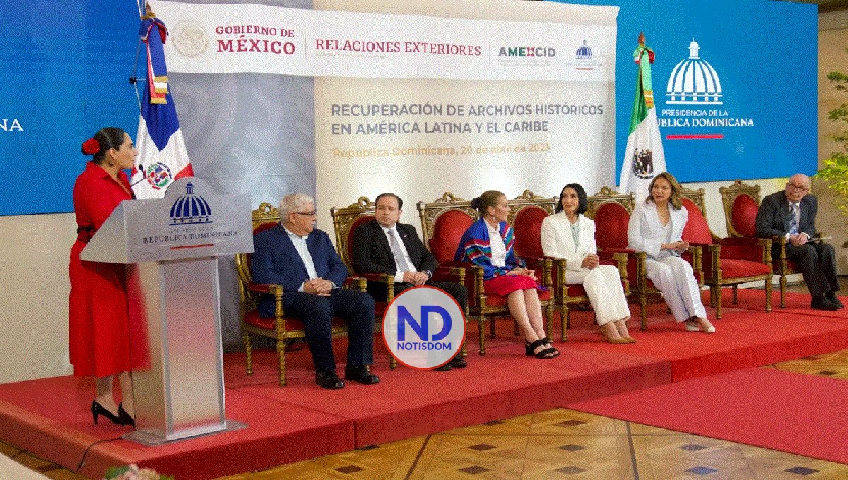 RD recibe donación de México para el rescate de archivos históricos