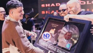 Entregan Disco de Oro a Shadow Blow por conmemoración de su tema musical