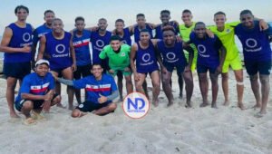 Atletas dominicanos rumbo a la Premundial de Fútbol Playa de Concacaf 2023