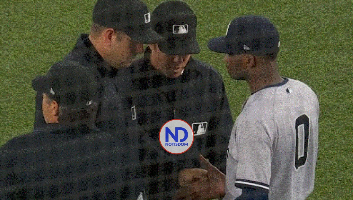 Domingo Germán expulsado tras inspección por sustancia pegajosa 2 Domingo Germán expulsado tras inspección por sustancia pegajosa