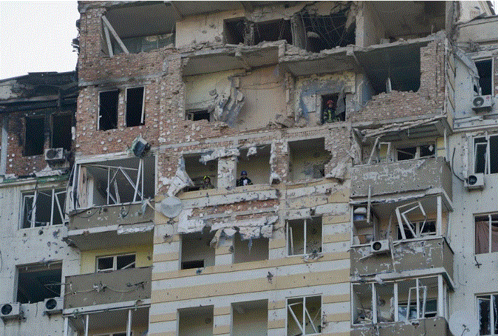 EDIFICIO 1 Rusia acusa Kiev atacar a Moscú; Asesor lo atribuye a grupos rusos