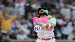 Tatis pega 2 jonrones y produce 3; Padres ganan a Dodgers