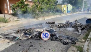 Residentes en Haina protestan por desalojo en terrenos Vacacional