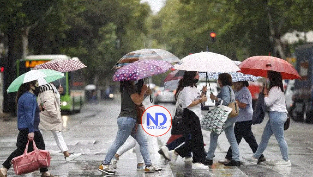 Vaguada provoca aguaceros; varias provincias en alertas y avisos, dice Onamet