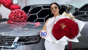 David Ortiz le regala jeepeta 2023 a su pareja para motivarla a que sea madre