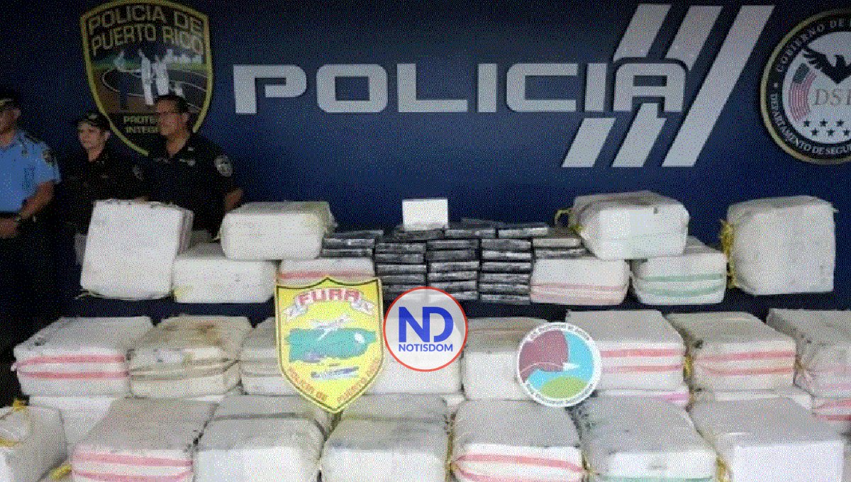 Apresan tres dominicanos con cocaína valorada US$10.2 MM en Puerto Rico