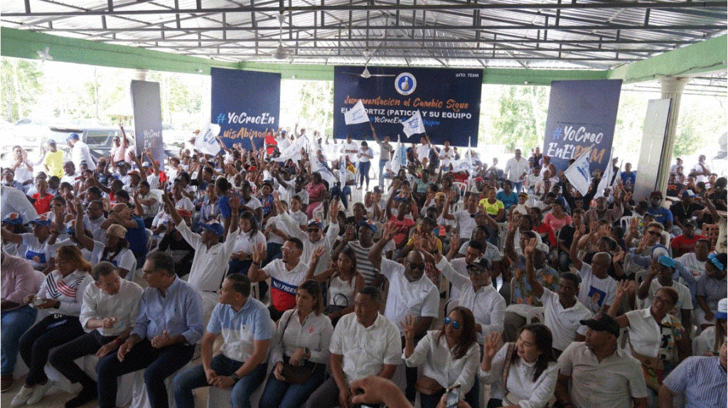 PRM 32 Ito Bisonó suma 700 nuevos miembros al PRM; piden reelección Abinader