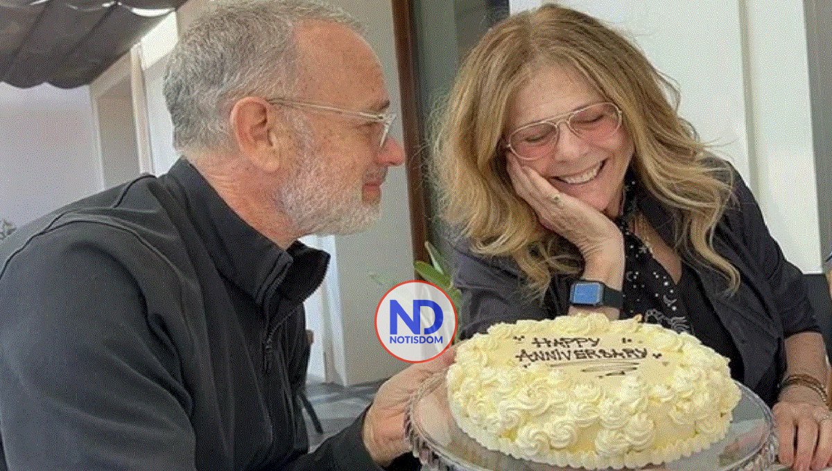 Rita Wilson y Tom Hanks celebran 35 años de matrimonio