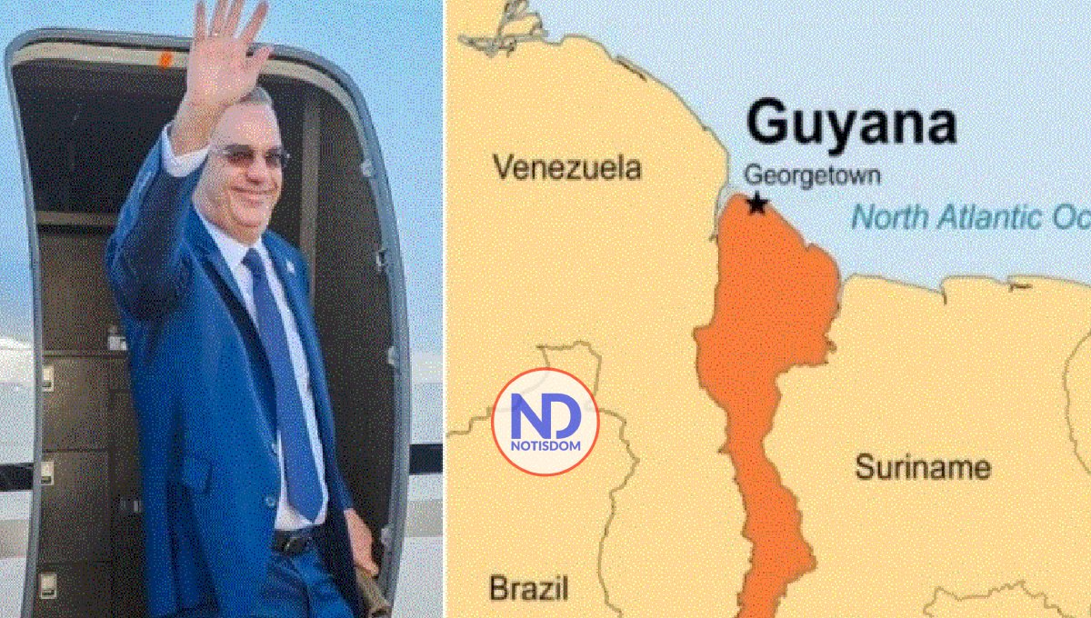 Presidente Abinader y comitiva van hoy a Guyana a formalizar relaciones