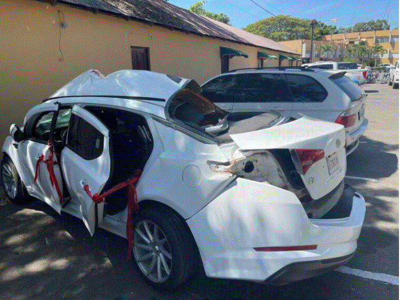 ACCIDENTE 43 Dos personas muertas y dos heridas en accidente de tránsito en Santiago