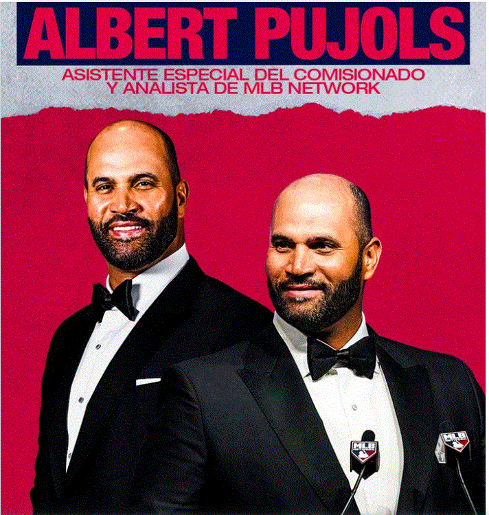 ALBERT PUJOLS 42 Albert Pujols nombrado Asistente Especial del Comisionado