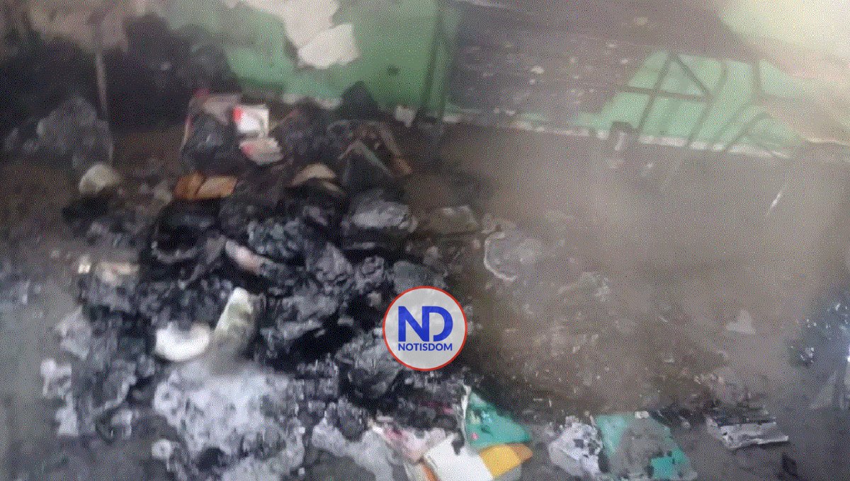 Queman aulas en el Liceo Carmen Celia Balaguer