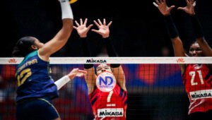 Brasil se impone a la RD en la Liga de Naciones de Voleibol 2023
