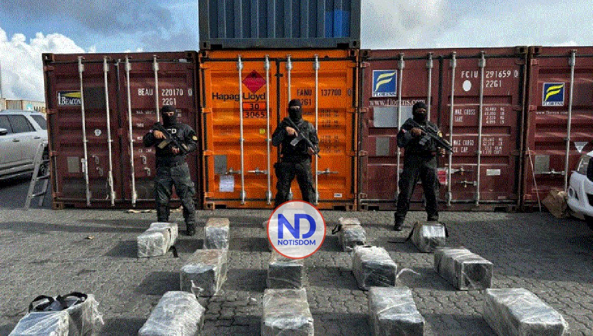 DNCD frustra envió de 278 paquetes de cocaína a Francia