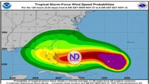 Meteorología vigila onda tropical con 70 por ciento de convertirse en ciclón