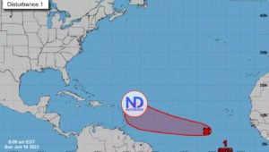Onda tropical atlántica, más cerca de convertirse en depresión, amenaza el Caribe oriental