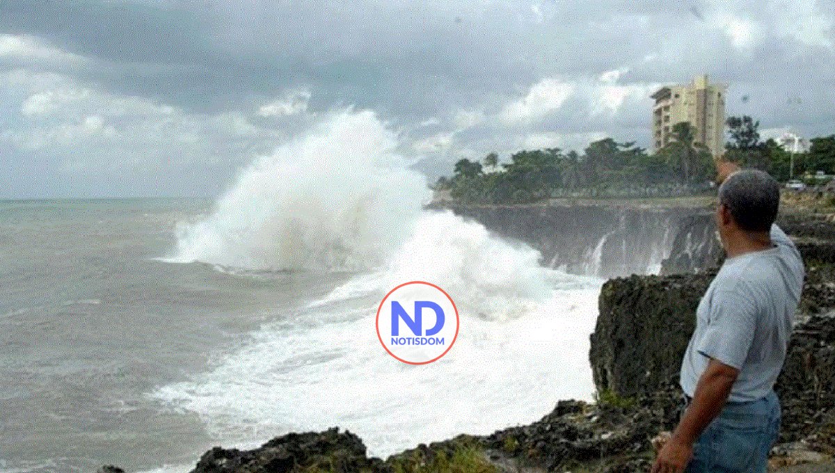 Onamet prevé oleaje anormal en costa caribeña y aguaceros dispersos por vaguada